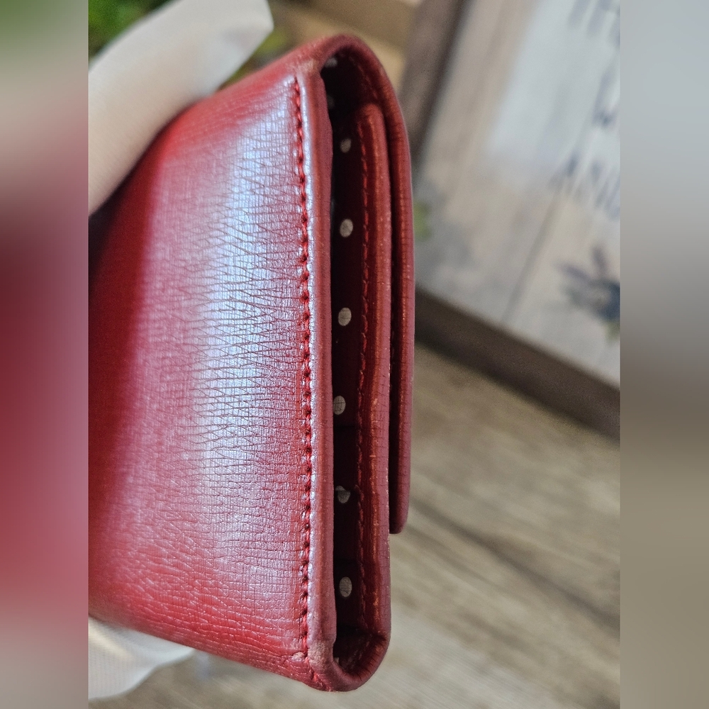 Gucci Calfskin GG Continental Wallet Red - Picture 8 of 12